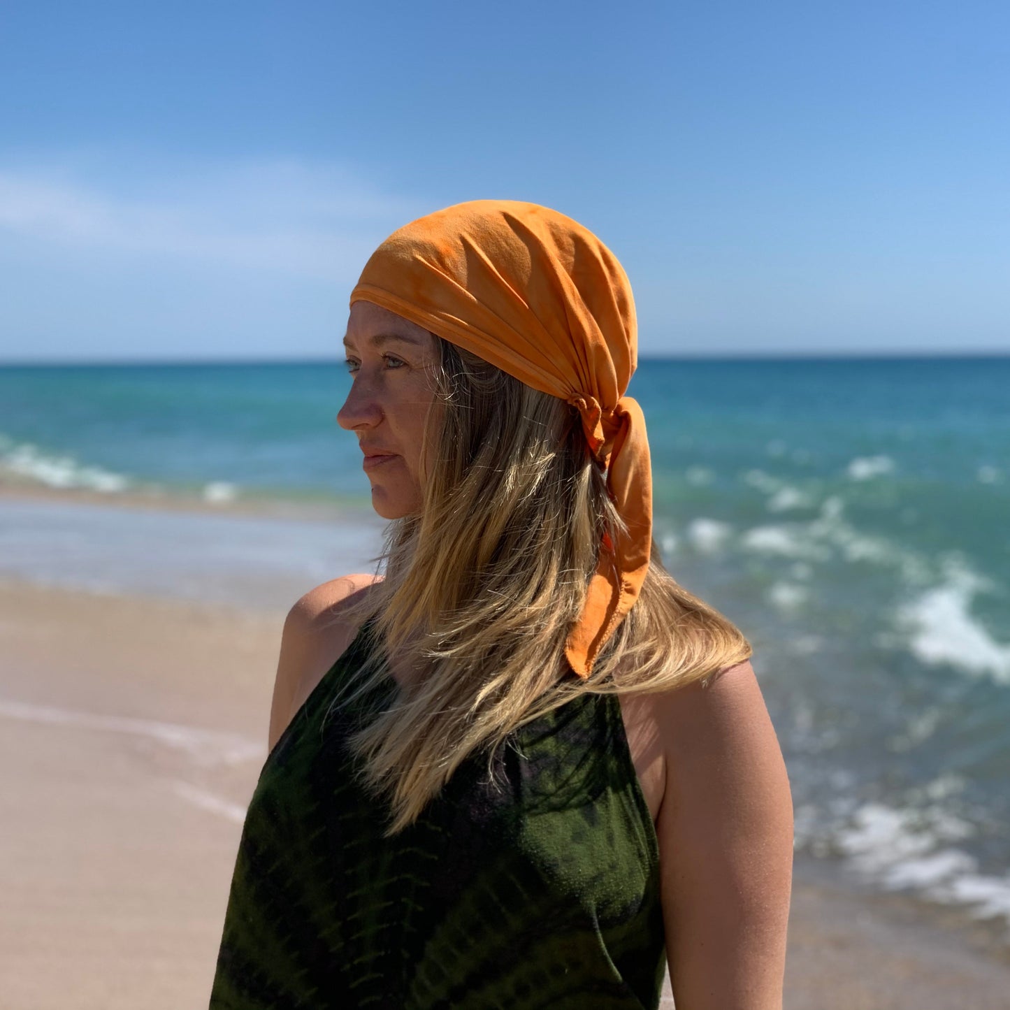 Tie Dye Bandana Hair Wrap