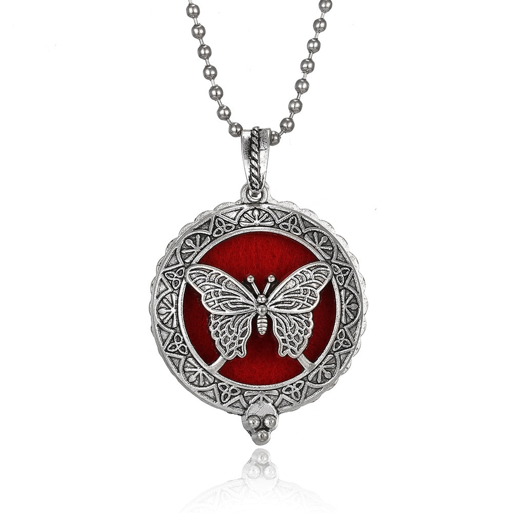 Tree of Life Aromatherapy Diffuser Necklace