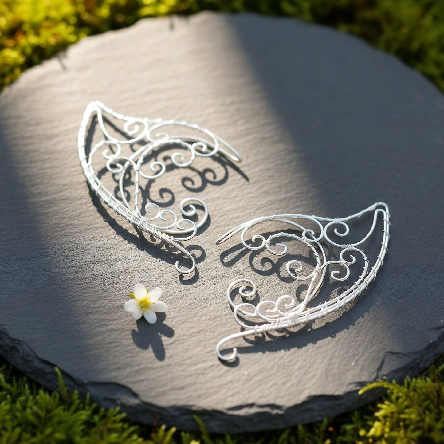 Enchanted Spiral Dreams Ear Cuffs