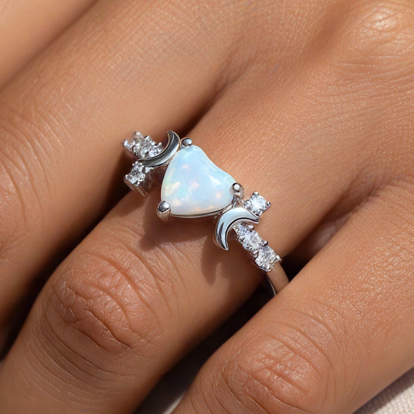 Dreamy Opal Moonlight Ring