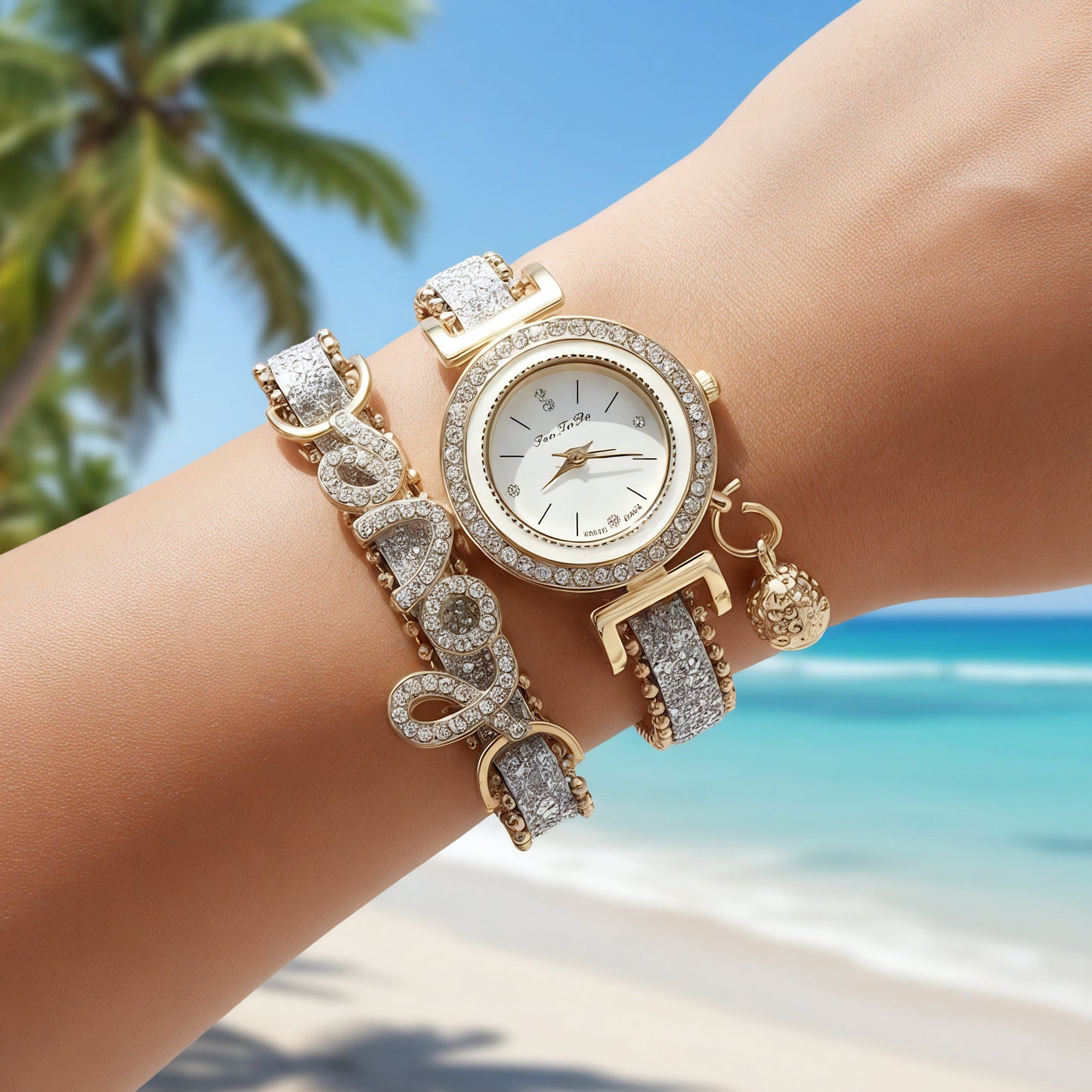 Boho Chic Love Charm Watch