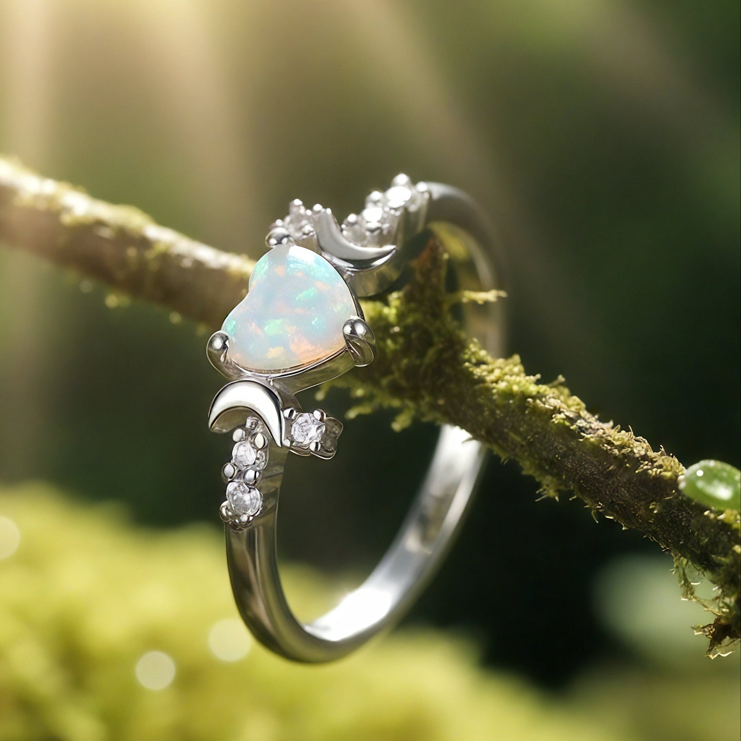 Dreamy Opal Moonlight Ring