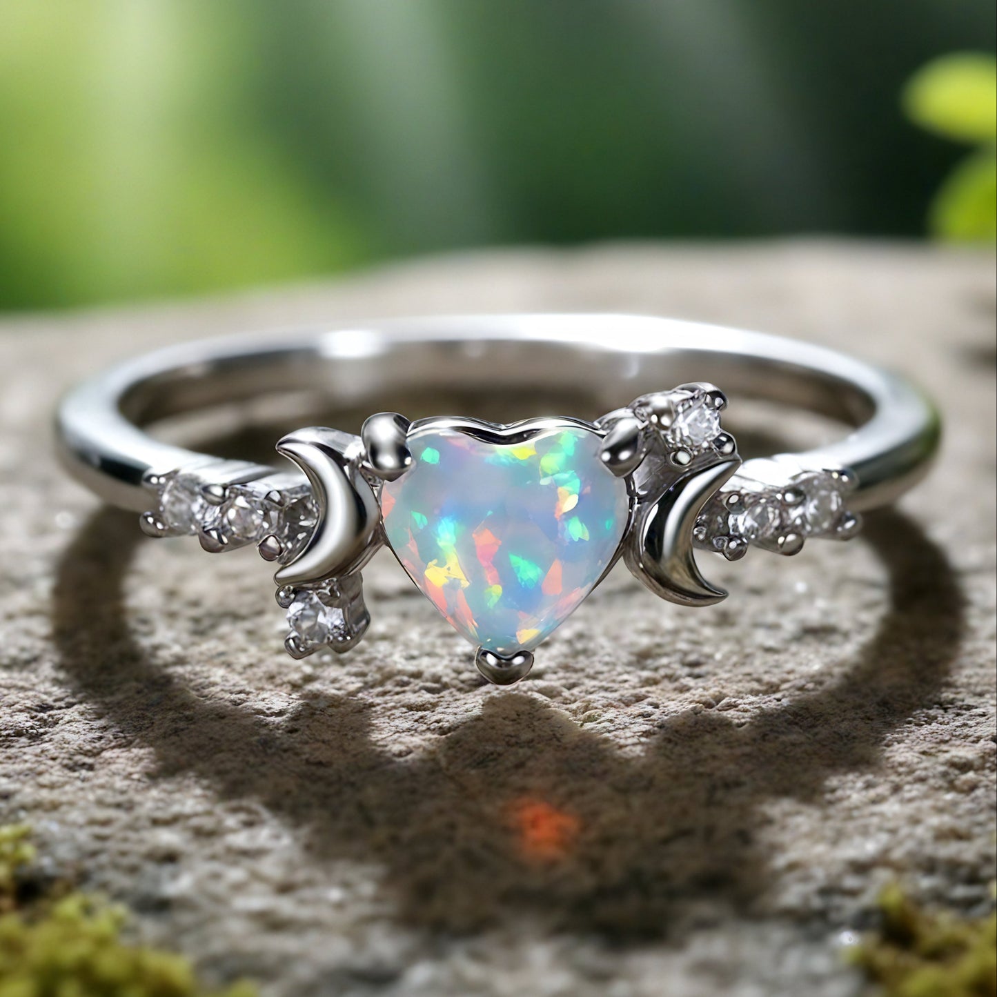 Dreamy Opal Moonlight Ring