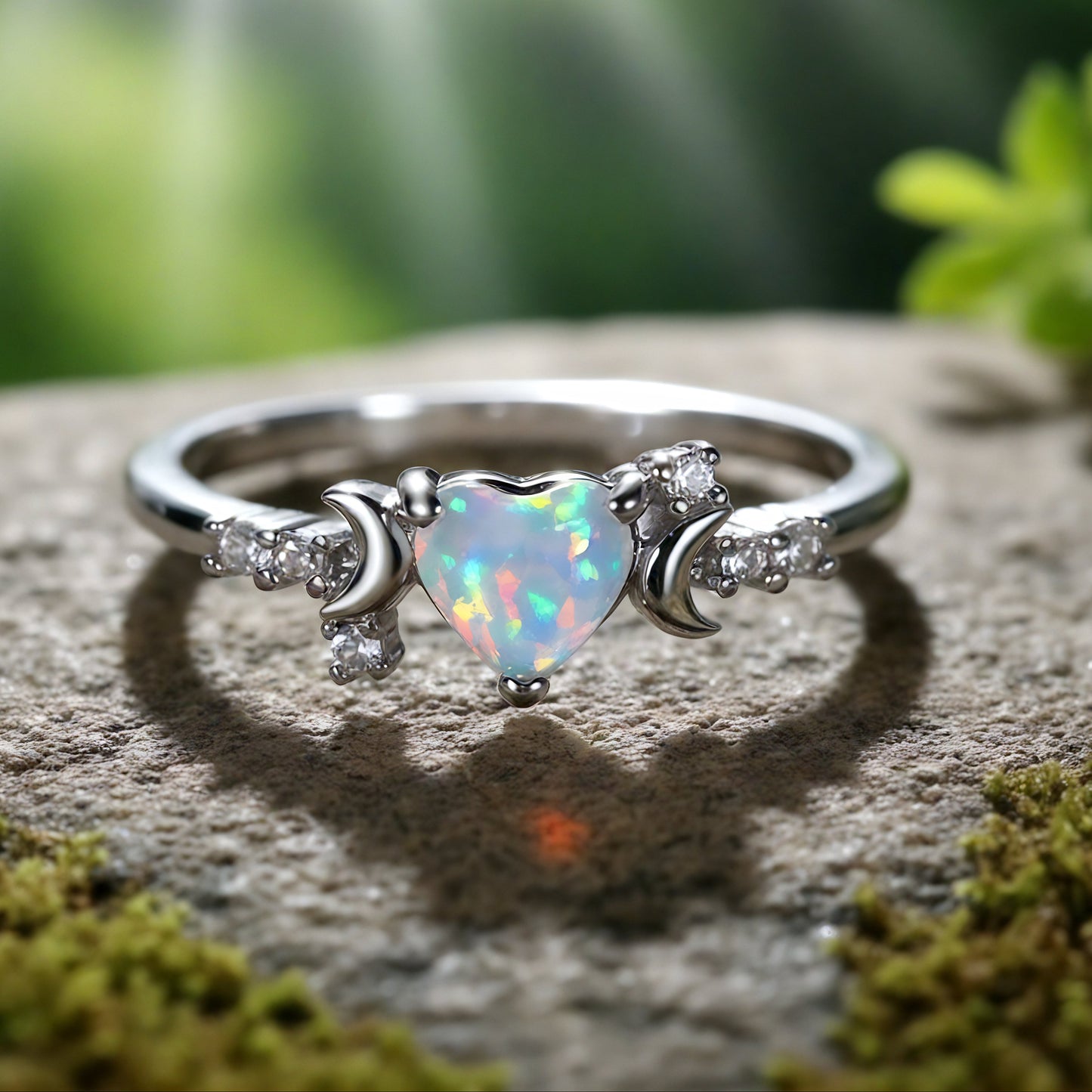 Dreamy Opal Moonlight Ring