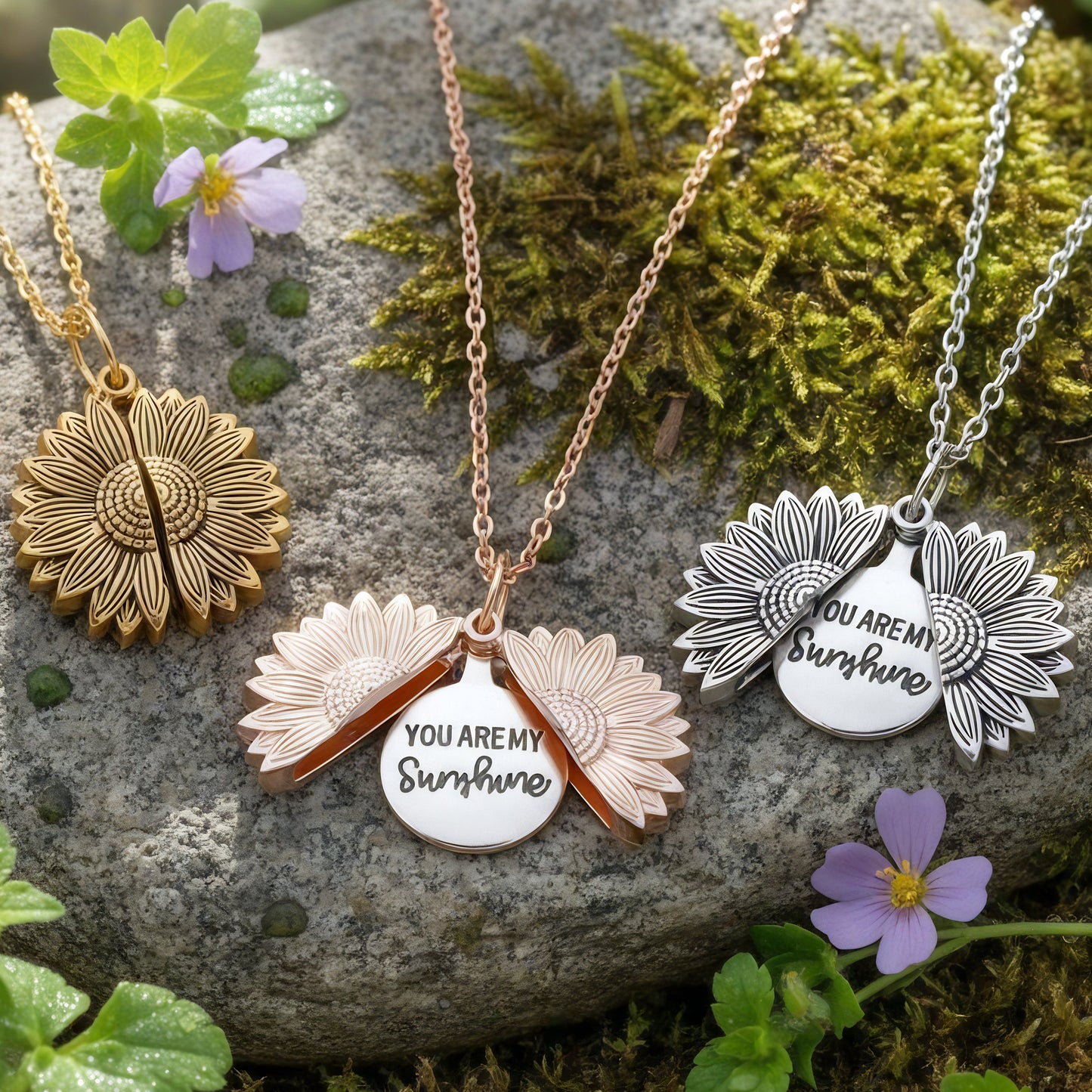 Forever Sunshine Sunflower Necklace