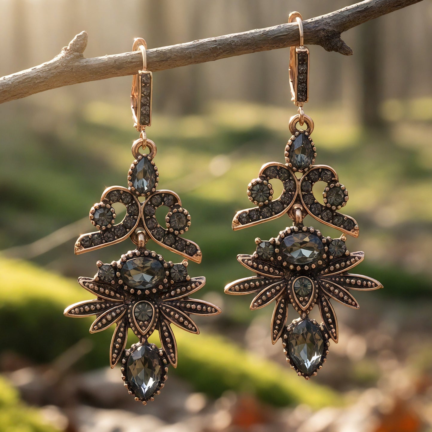 Vintage Royal Bloom Earrings