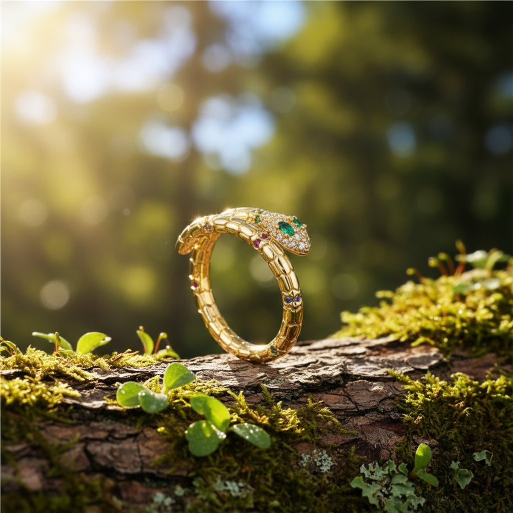Enchanted Serpent Wrap Ring