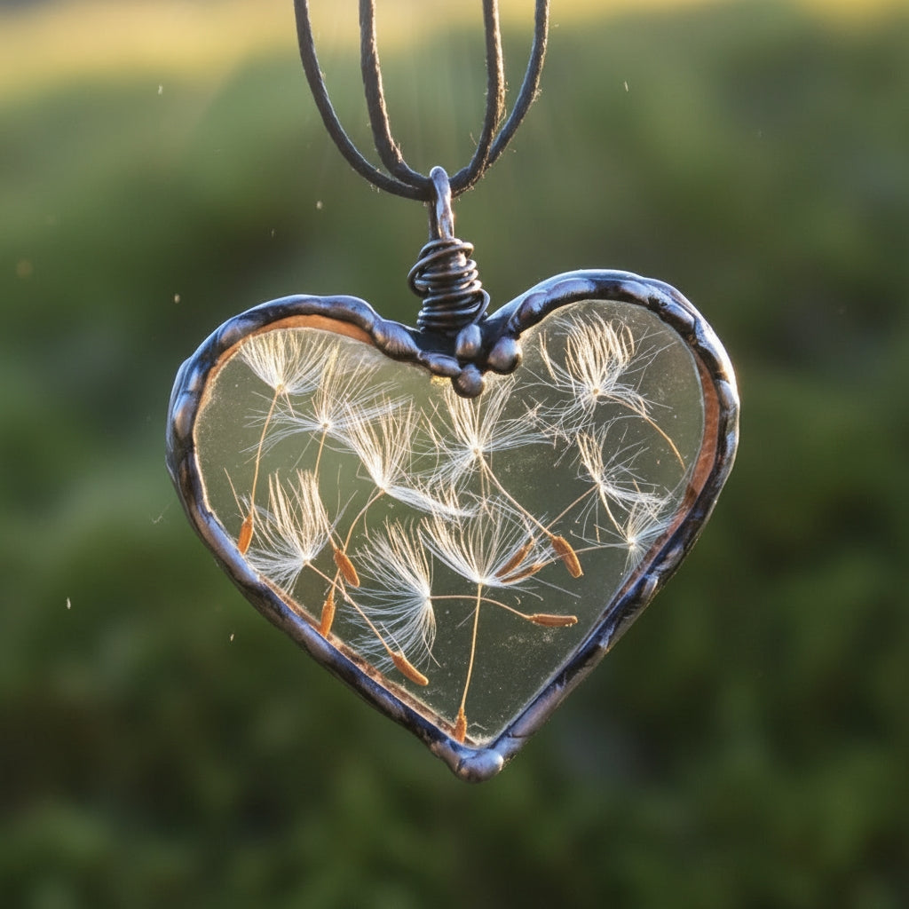 Eternal Wish Dandelion Necklace