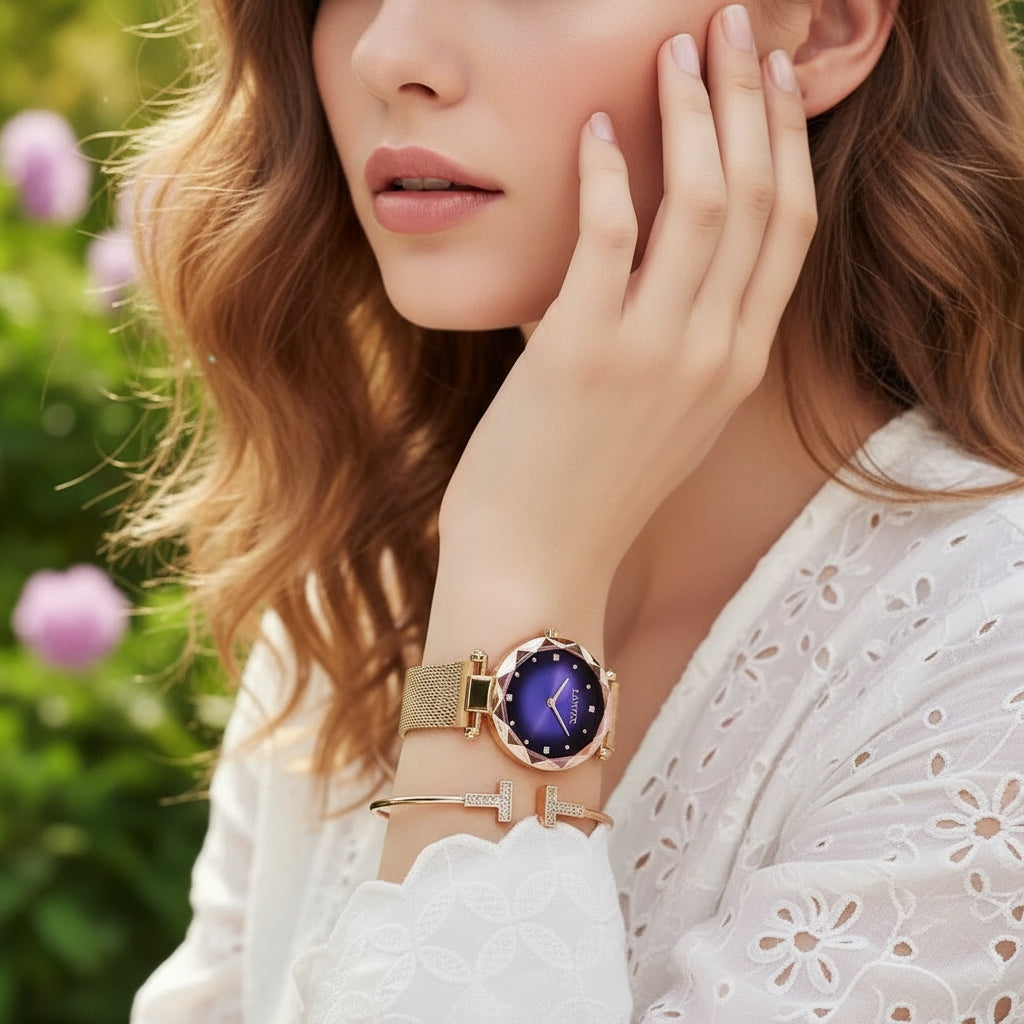 Elegant Rose Gold Fashion Watch