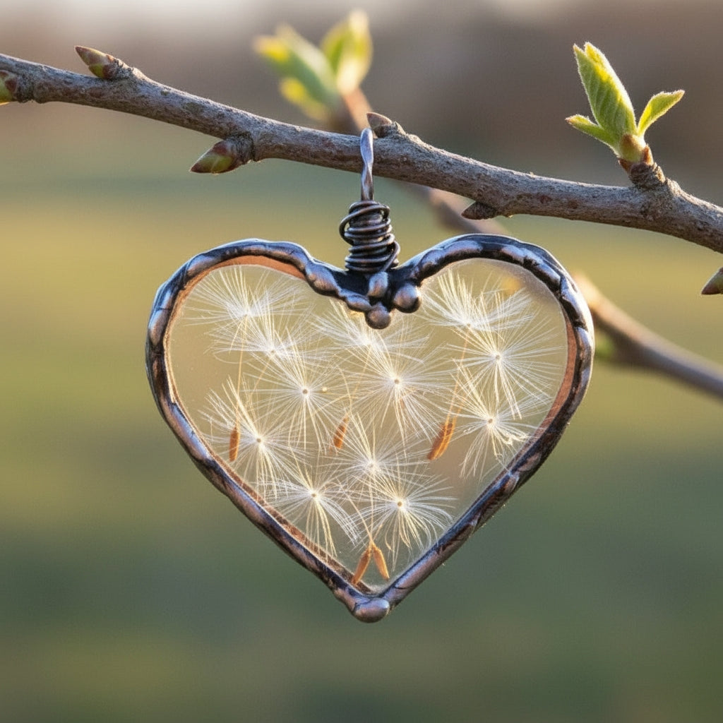 Eternal Wish Dandelion Necklace