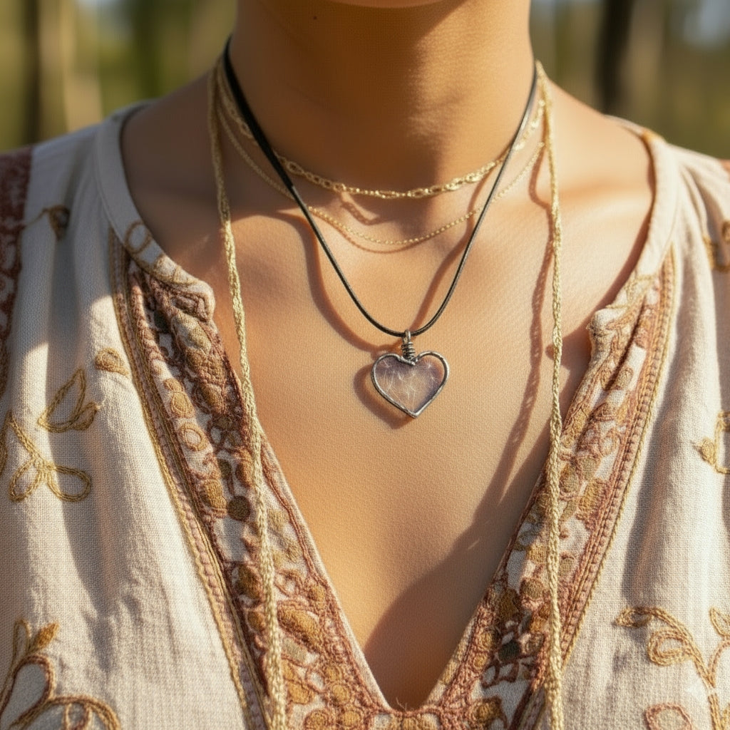 Eternal Wish Dandelion Necklace