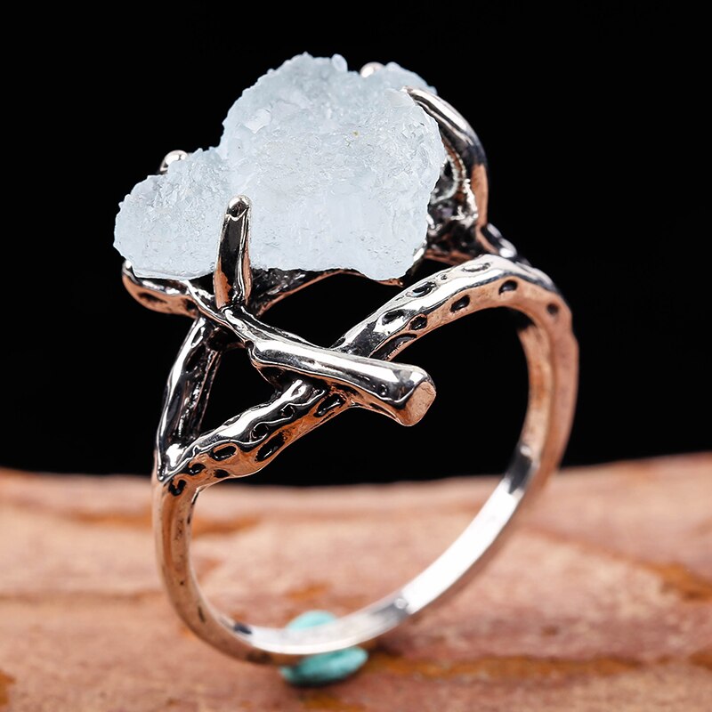 Silver Serenity Claw Ring