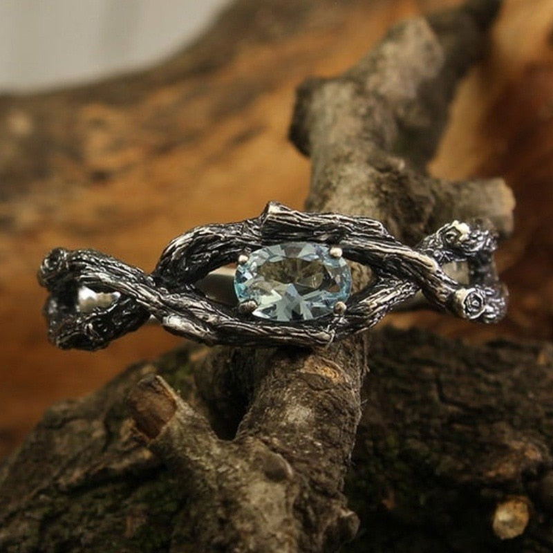 Enchanted Twig & Topaz Ring