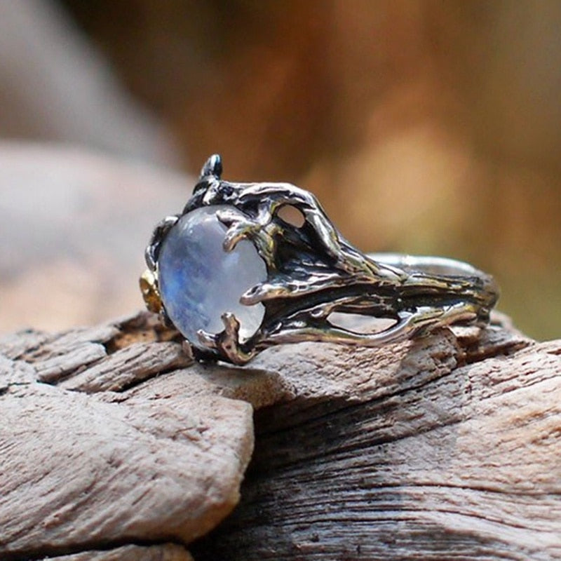 Eclipse Moonstone Ring