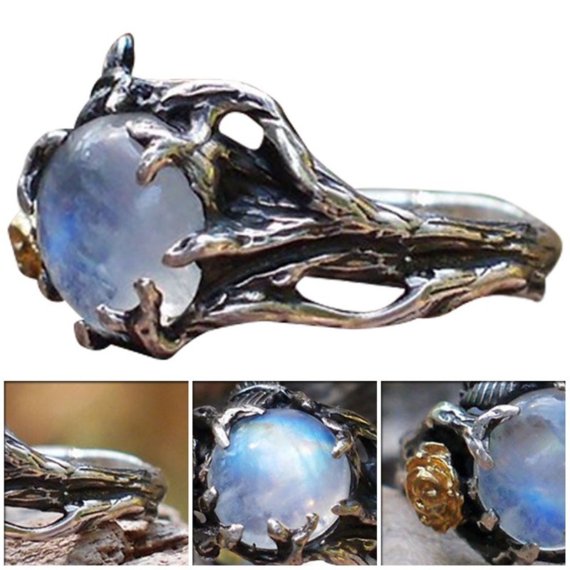 Eclipse Moonstone Ring