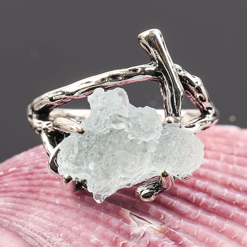 Silver Serenity Claw Ring