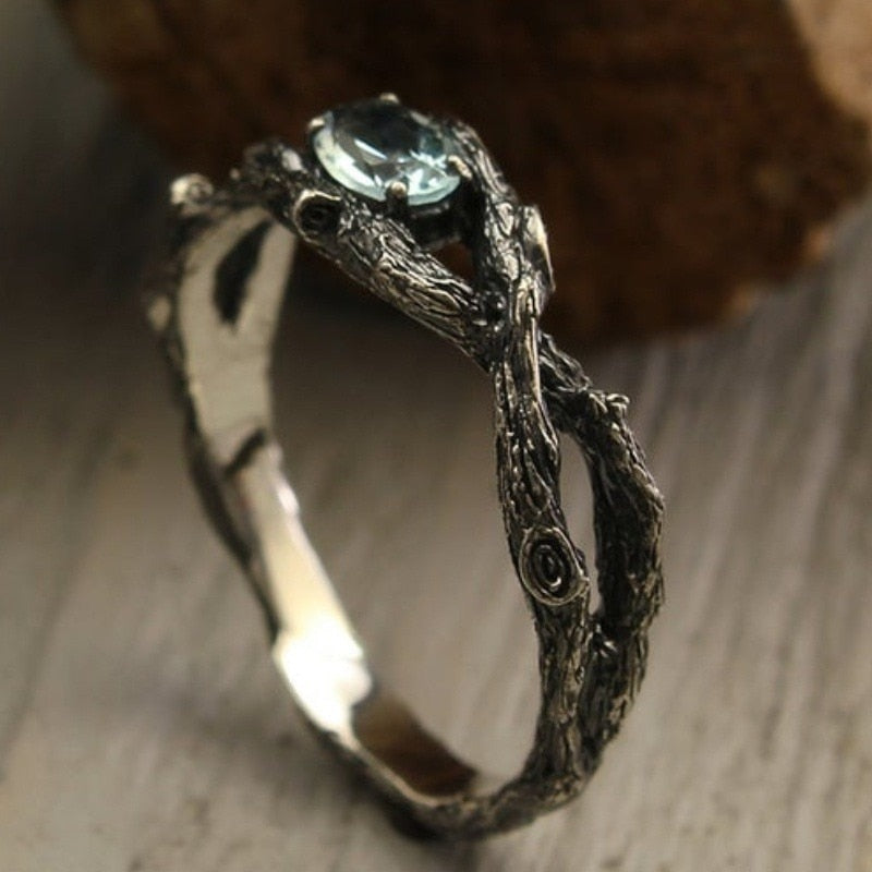 Enchanted Twig & Topaz Ring
