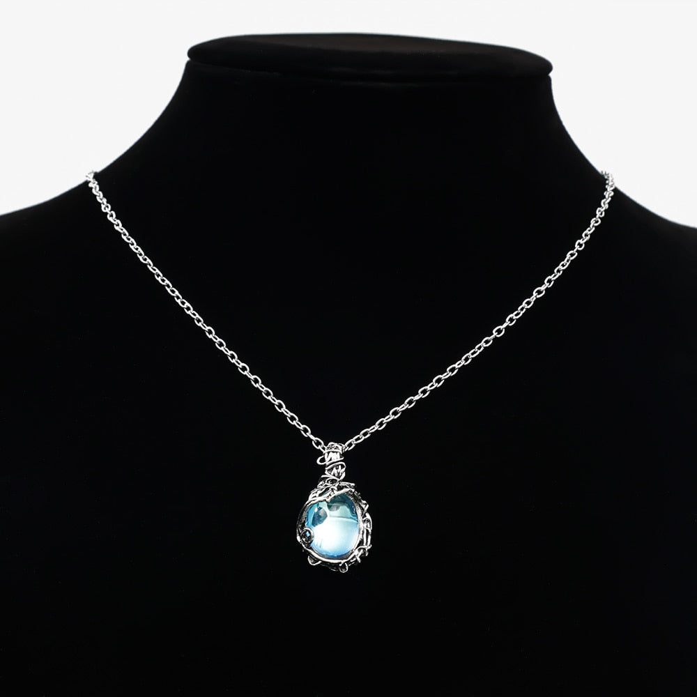 Mystic Crystal Moonstone Necklace