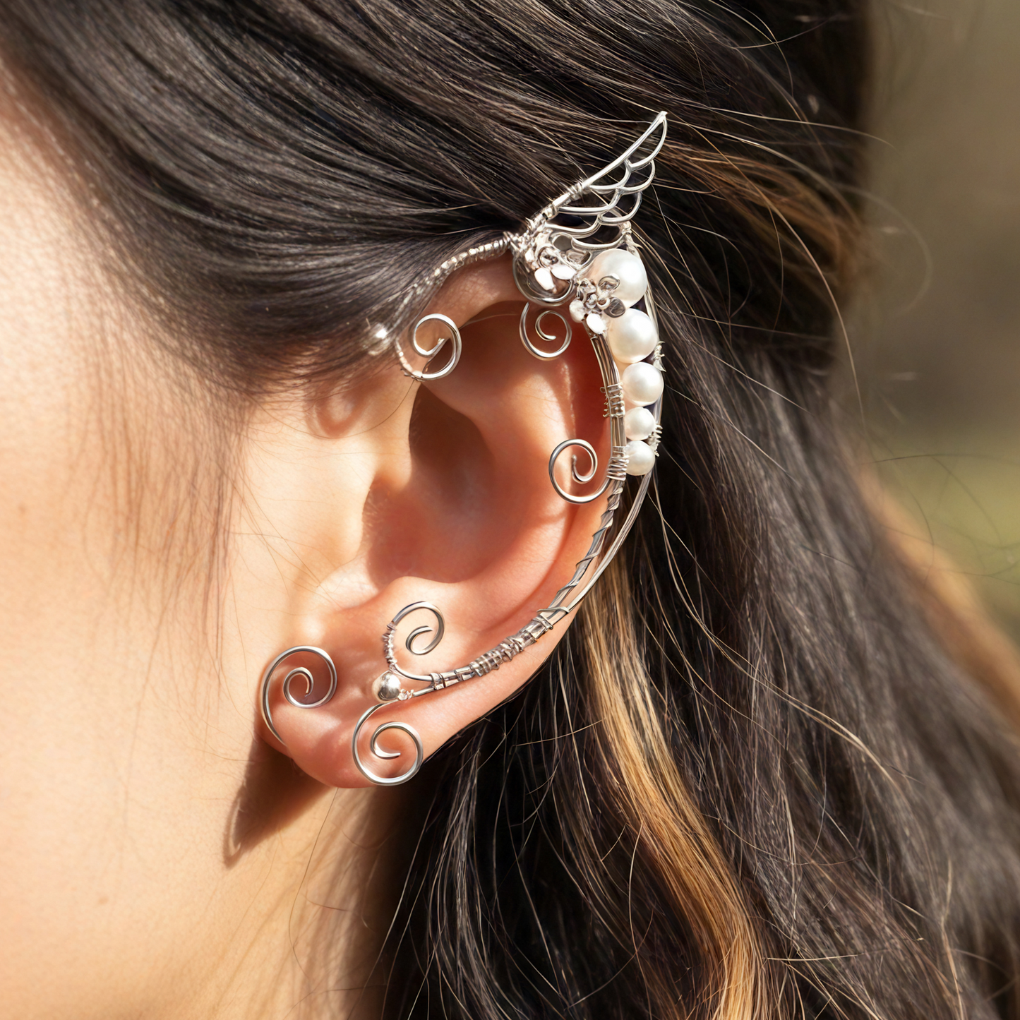 Ethereal Fairy Wing Ear Cuffs