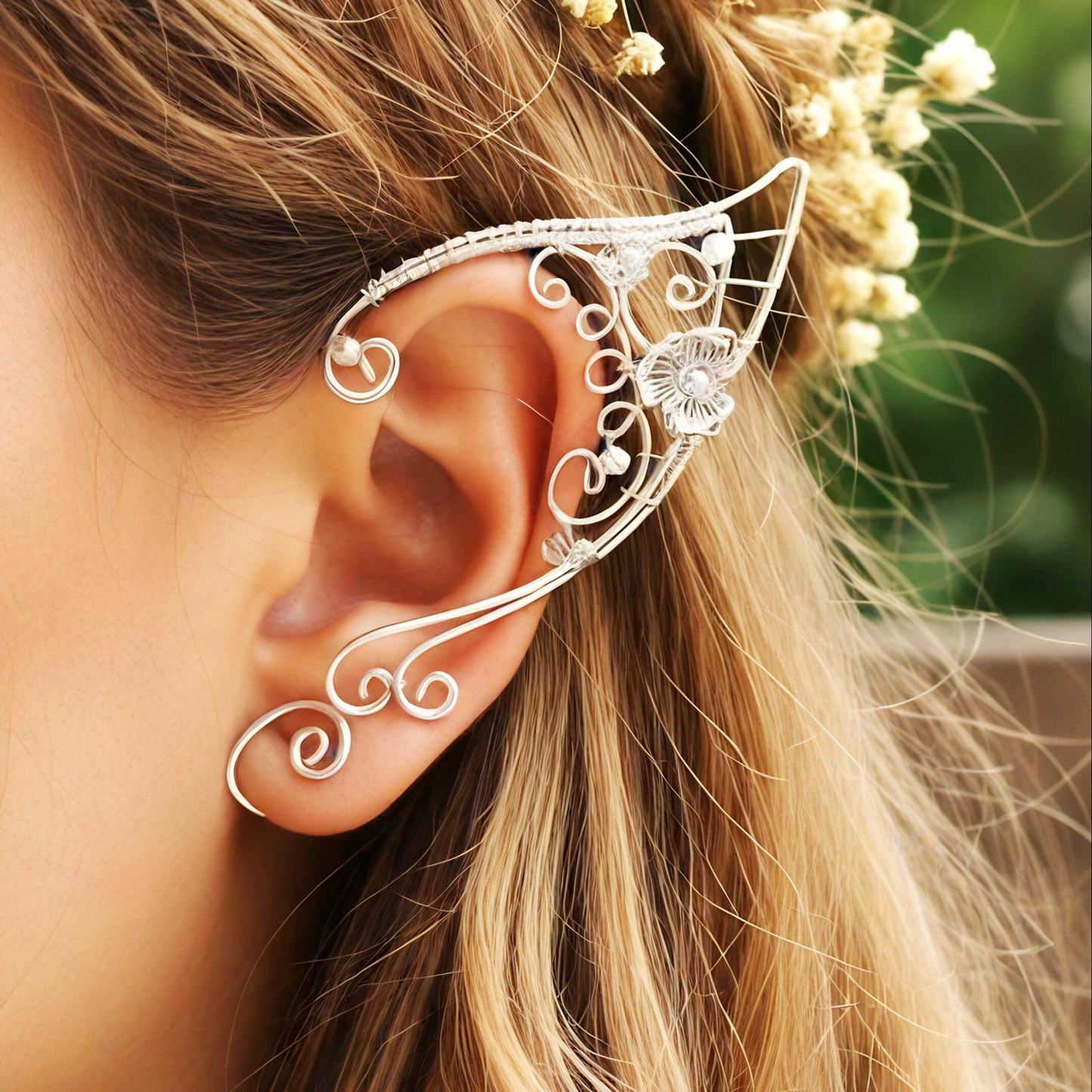Enchanted Spiral Dreams Ear Cuffs