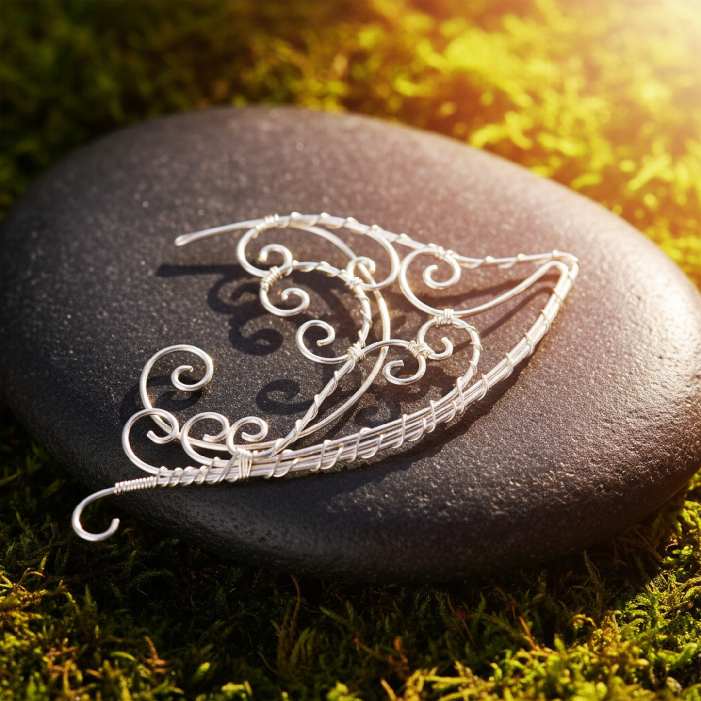 Enchanted Spiral Dreams Ear Cuffs