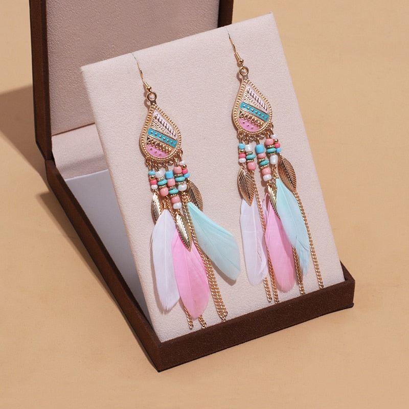 Feathered Fantasy Earrings