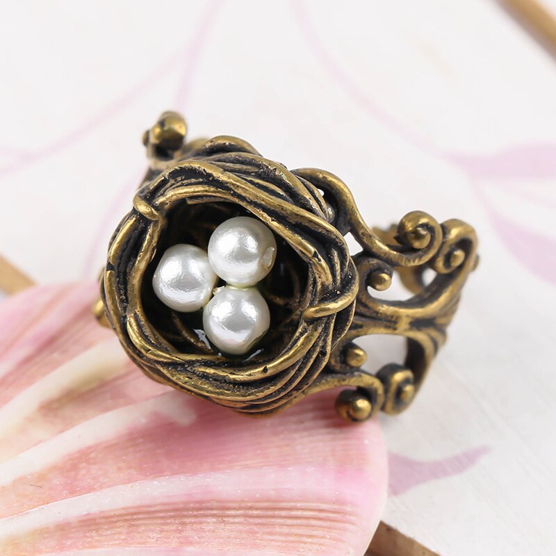 Whimsical Love Nest Ring