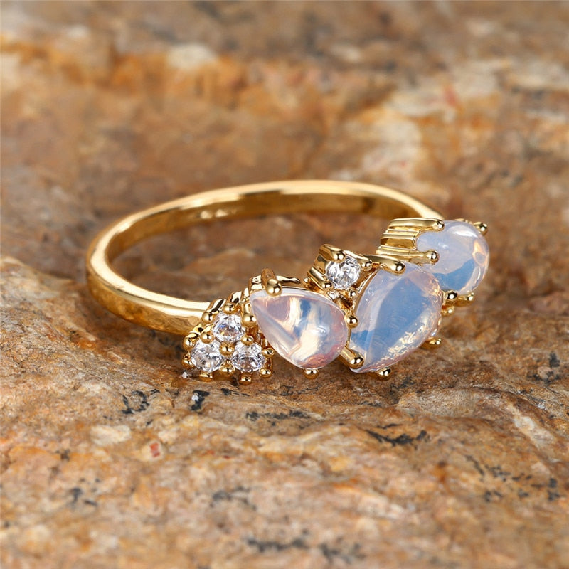 Celestial Moonstone Ring