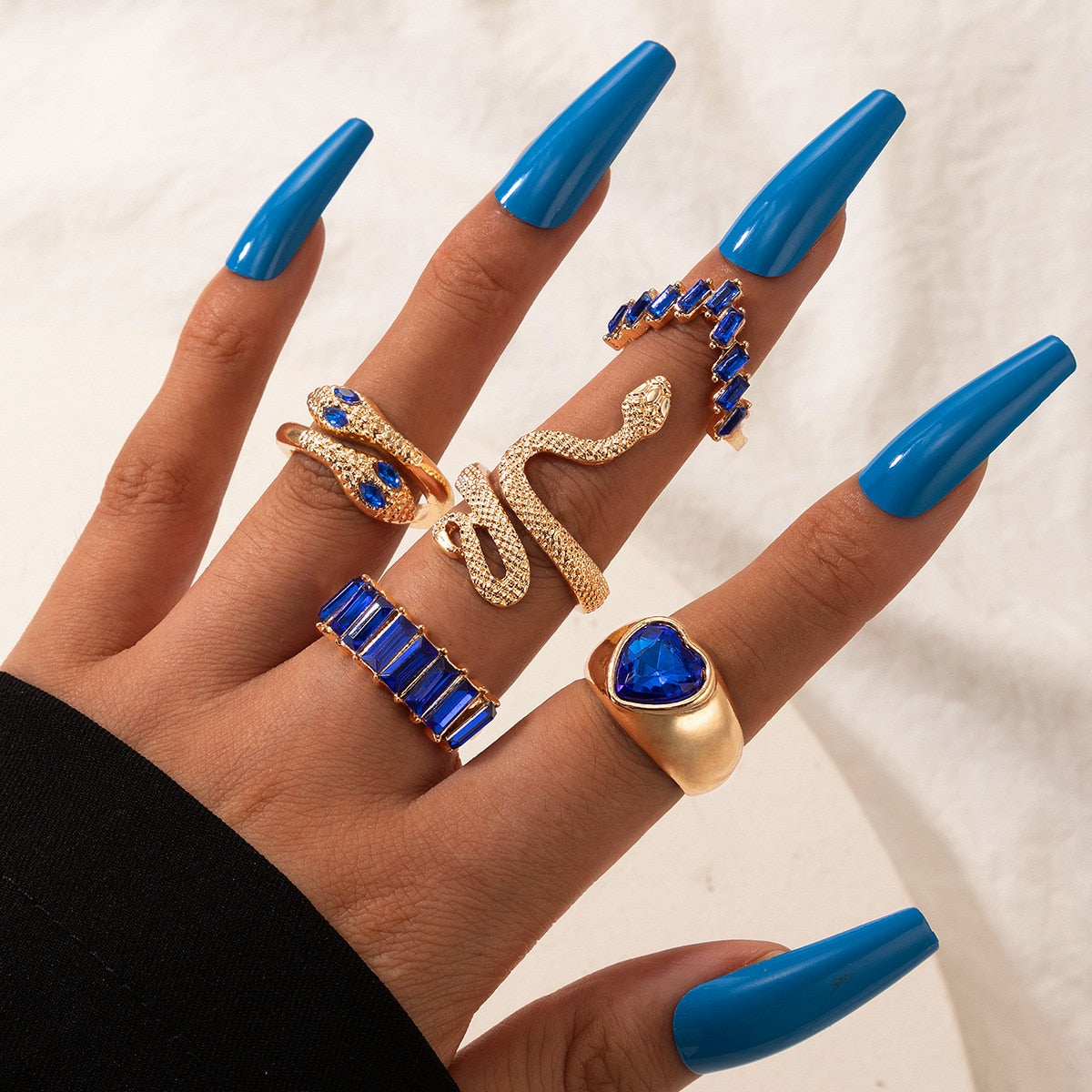 Serpent Enchanting Ring Set