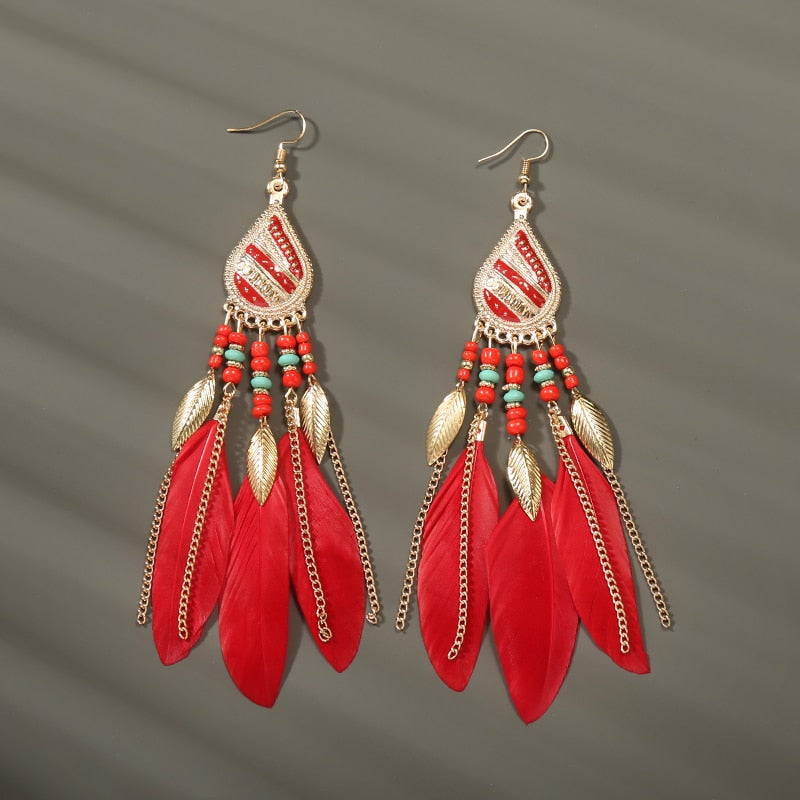 Feathered Fantasy Earrings