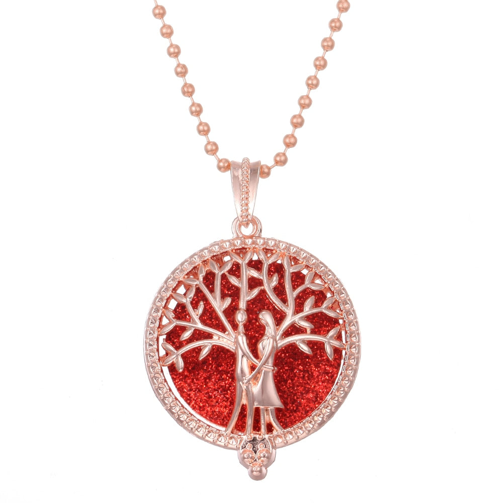 Tree of Life Aromatherapy Diffuser Necklace