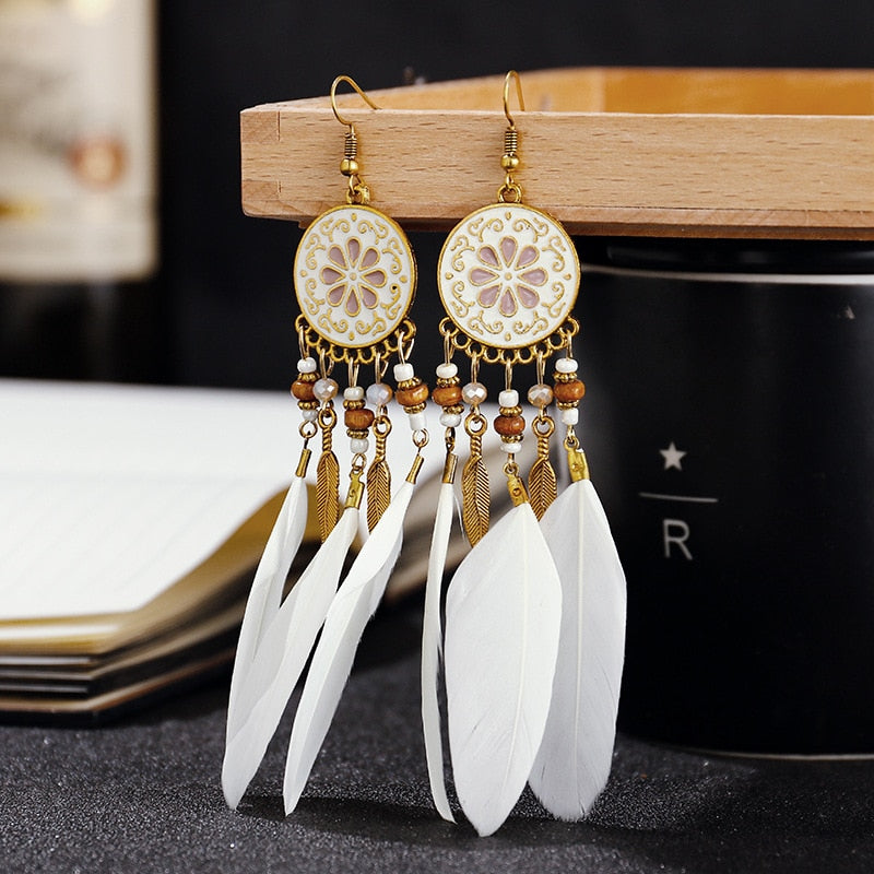 Feathered Fantasy Earrings