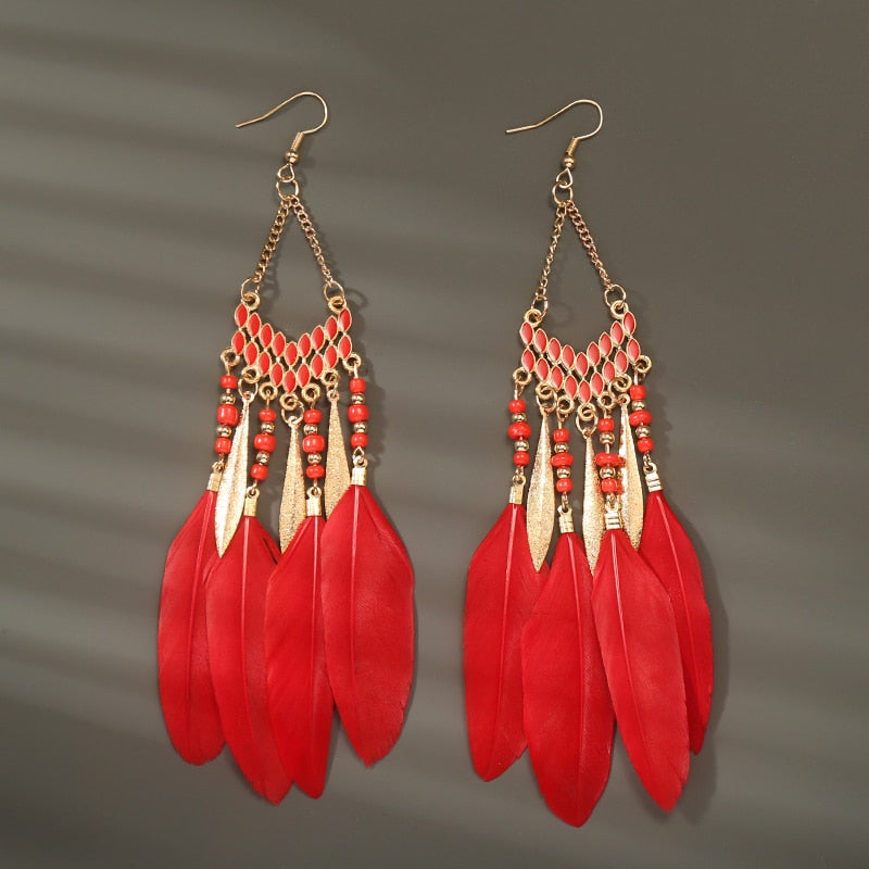 Feathered Fantasy Earrings