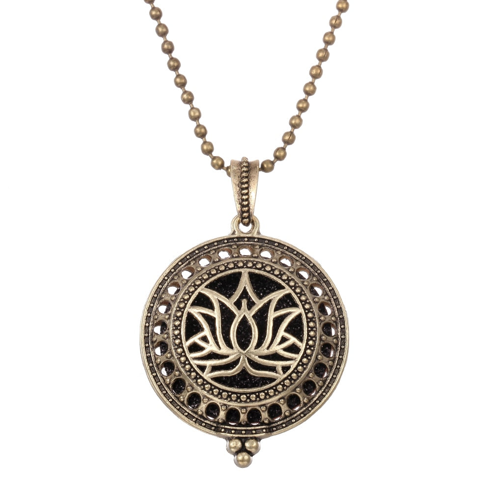 Tree of Life Aromatherapy Diffuser Necklace