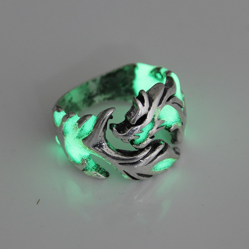 Luminous Adjustable Dragon Ring