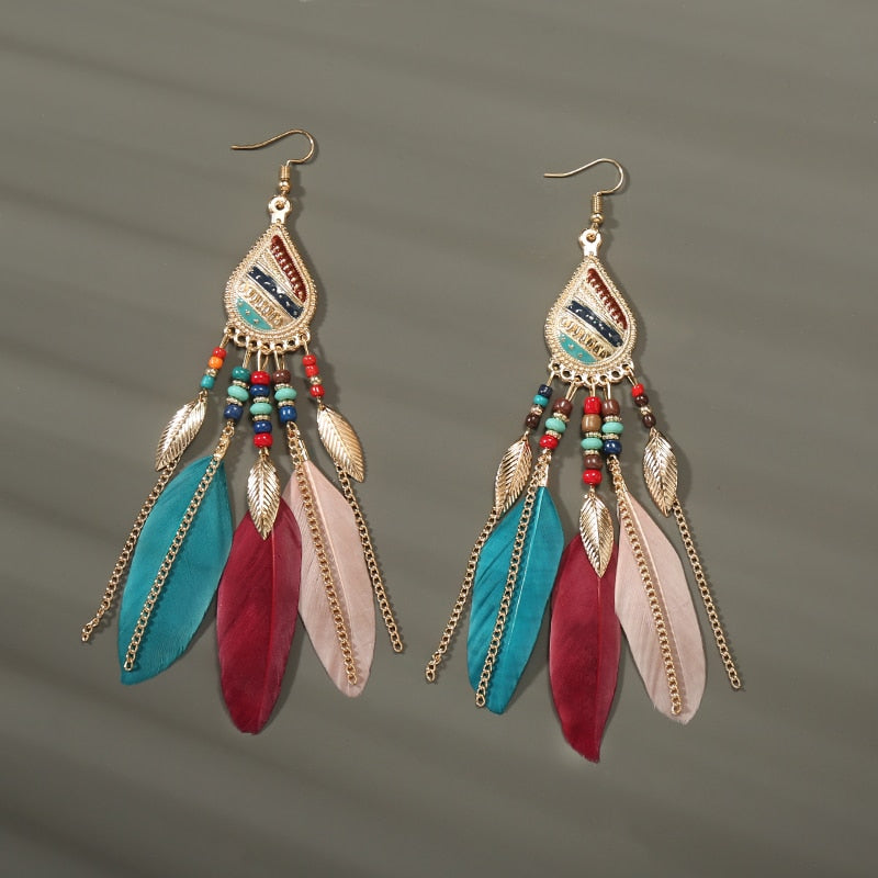 Feathered Fantasy Earrings