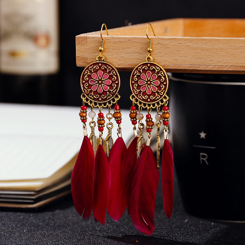 Feathered Fantasy Earrings