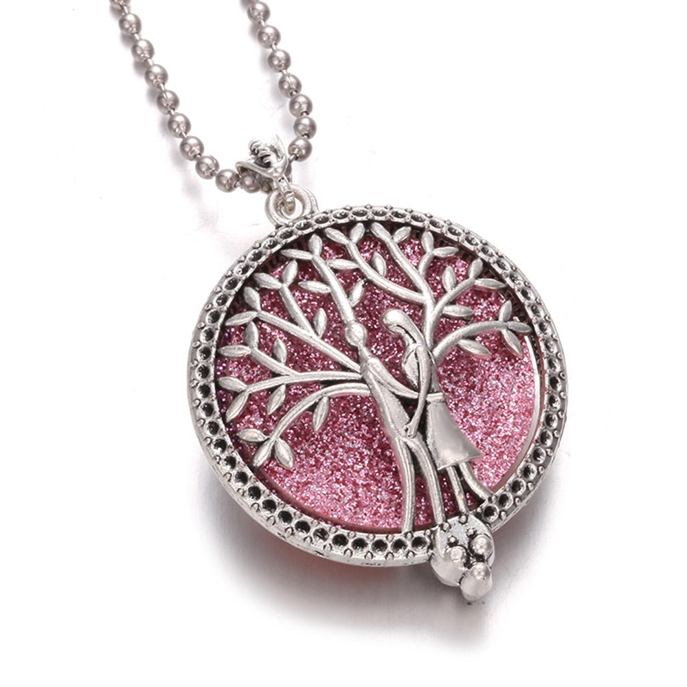 Tree of Life Aromatherapy Diffuser Necklace