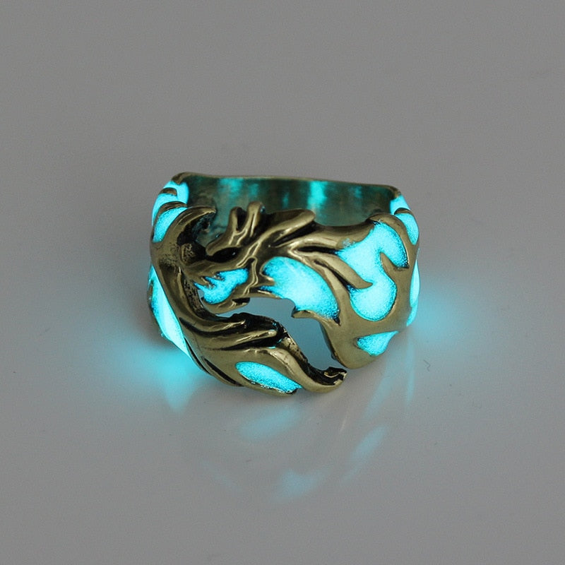 Luminous Adjustable Dragon Ring