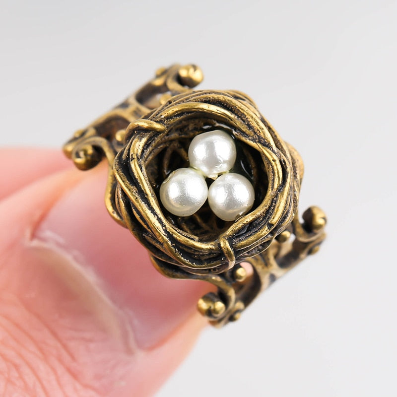 Whimsical Love Nest Ring