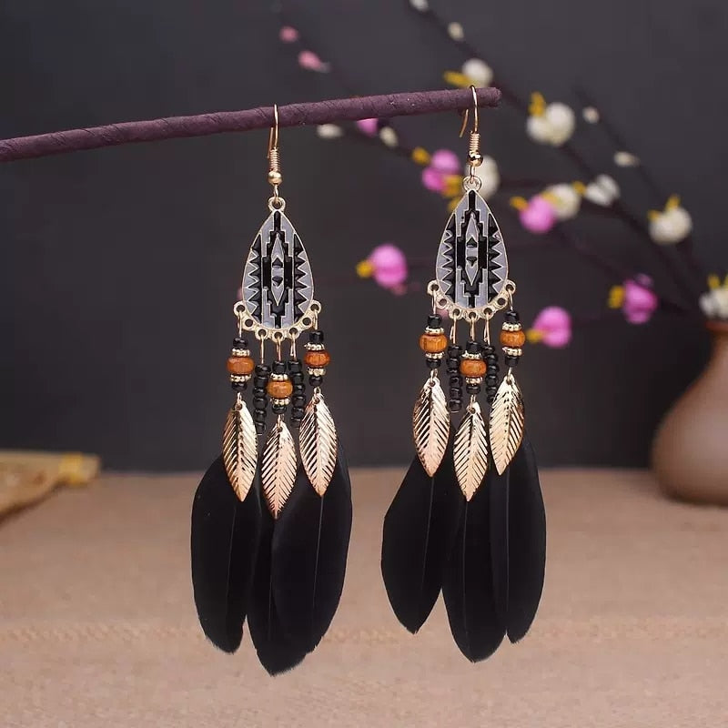 Feathered Fantasy Earrings