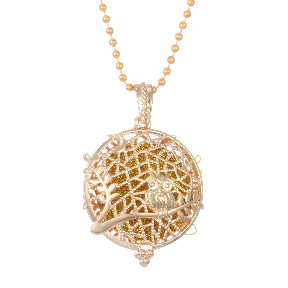 Tree of Life Aromatherapy Diffuser Necklace