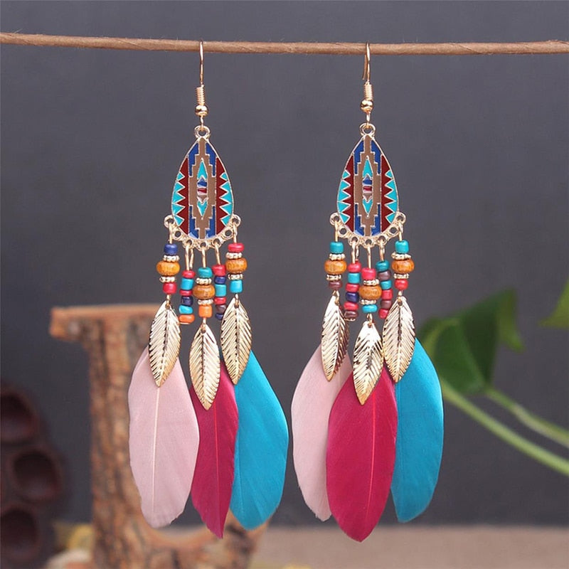 Feathered Fantasy Earrings