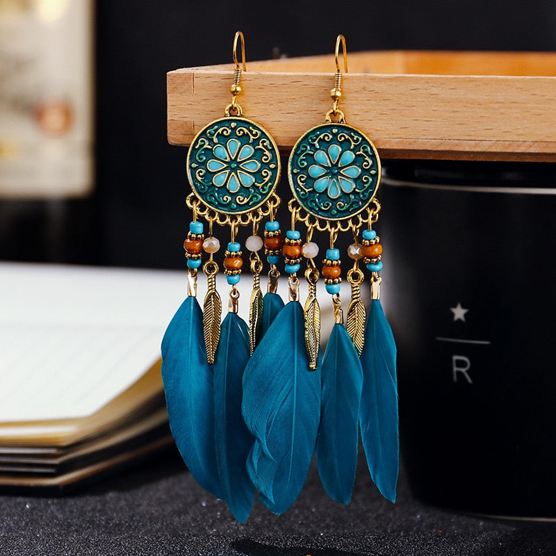 Feathered Fantasy Earrings