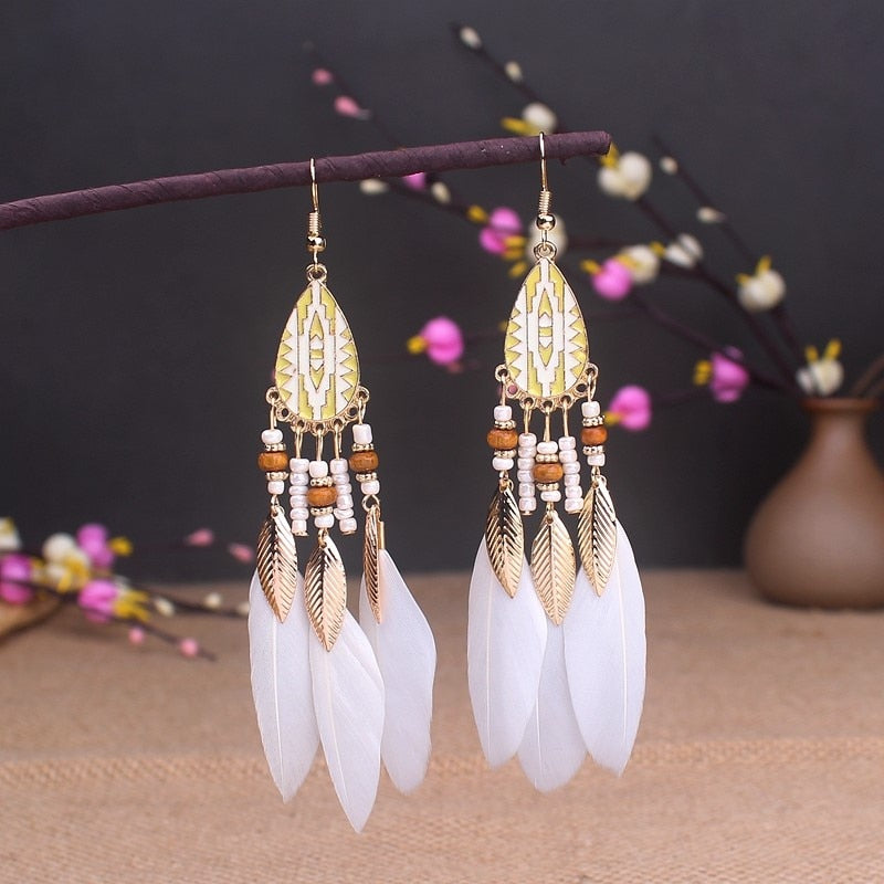 Feathered Fantasy Earrings