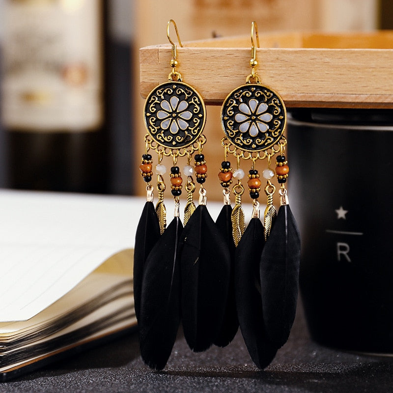 Feathered Fantasy Earrings