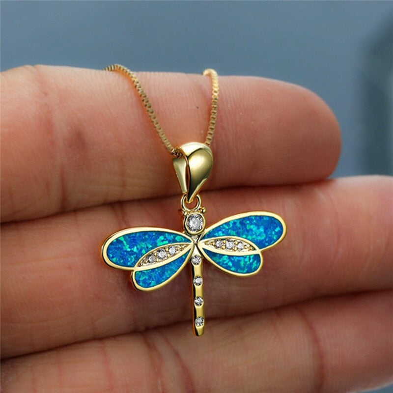 Stunning Dragonfly Necklace