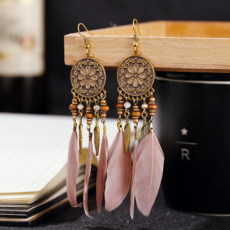 Feathered Fantasy Earrings