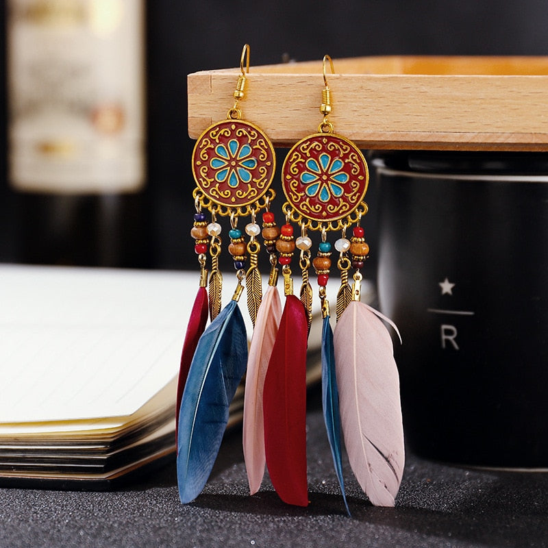 Feathered Fantasy Earrings