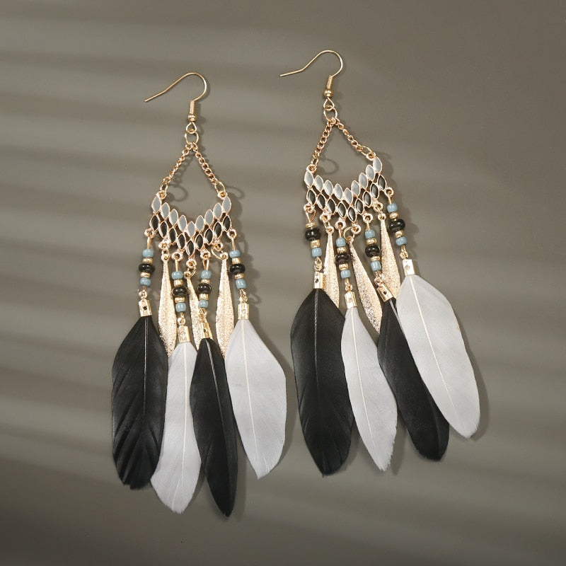 Feathered Fantasy Earrings